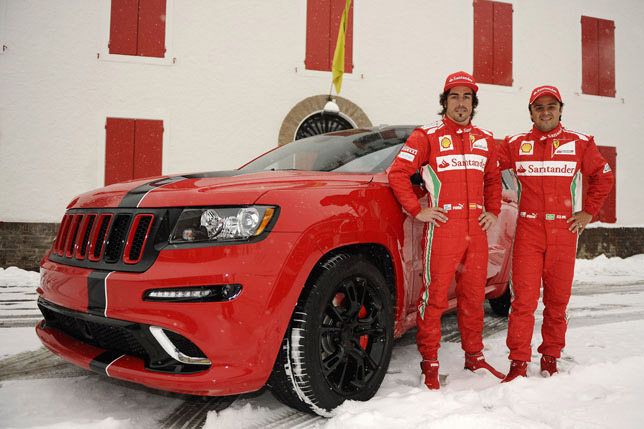 2012 Jeep Grand Cherokee SRT8 SUV with Ferrari Look