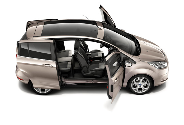 2012 Ford B-MAX with unique Easy Access Door System
