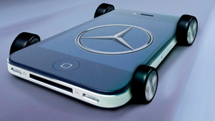Mercedes-Benz iPhone on wheels - A-Class interior [pictures]