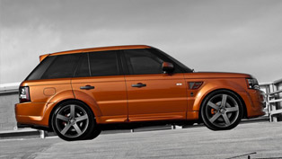2012 kahn vesuvius orange range rover