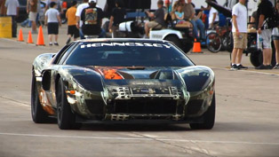 Hennessey Ford GT Sets Texas Mile Speed Record - 257.7 mph [VIDEO]