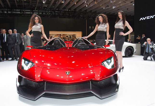 Lamborghini Aventador J revealed at 2012 Geneva Motor Show