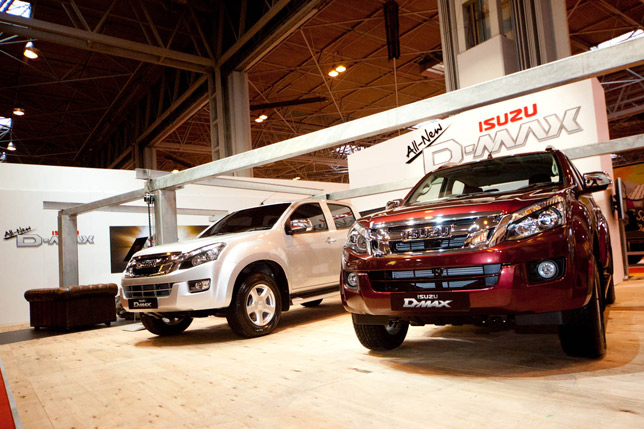 D-Max on the Isuzu CV Show stand