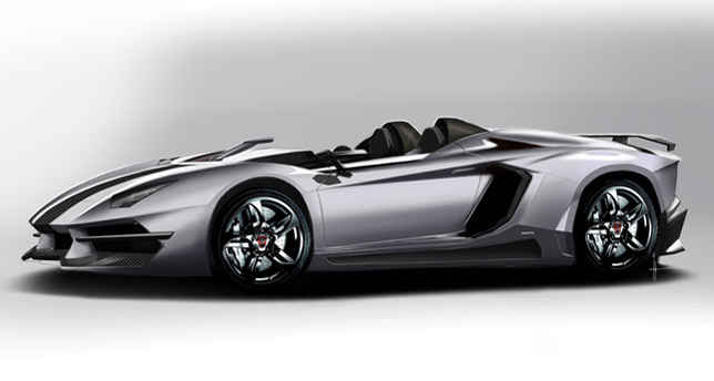 2012 Prindiville Lamborghini Aventador J Concept Limited Edition