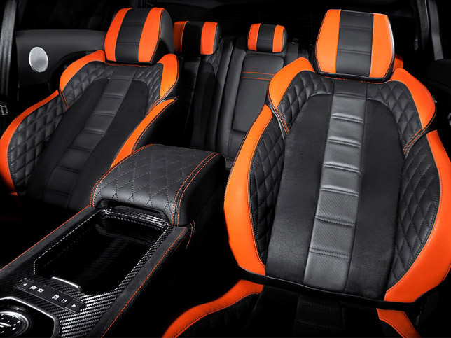 2012 Kahn Range Rover RS250 Vesuvius Copper Evoque Interior