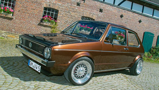 1983 volkswagen golf i chocolate brown becomes car of a special kind