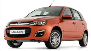 2013 Lada Kalina Debuts in Moscow   