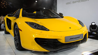 mclaren mp4-12c spider makes world debut at pebble beach