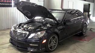 2013 mercedes e63 amg powered by hennessey - dyno testing [hd video]