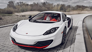McLaren Bespoke Project 8 in White-and-Red Theme