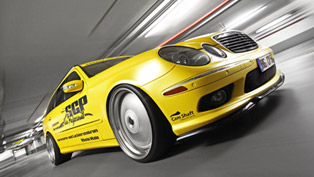 s-c-p mercedes-benz e-class in ellectric yellow