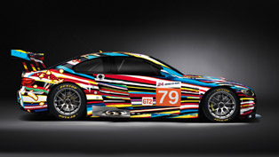 bmw m3 gt2 art car at norwegian cliff [hd video]