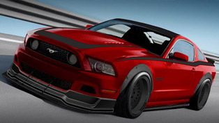 ford mustang at 2012 sema