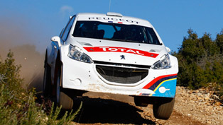 peugeot 208 type r5 in series of tests