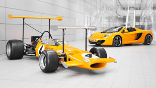 1969 mclaren m7c and mp4-12c spider