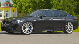 hartge bmw m5 f10 - 642hp and 810nm