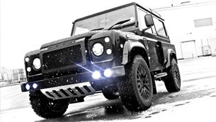 kahn land rover defender wide body winter edition