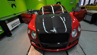 exclusive: mansory bentley continental gt in candy red by print tech