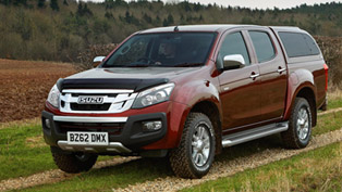 isuzu d-max eiger equipped with work and work plus accessory packs