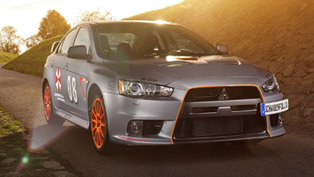 steel grey stealth fighter: schwabenfolia mitsubishi lancer evo x