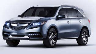 2014 acura mdx at the naias