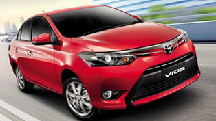 2014 toyota vios at the bangkok motor show