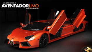 cars for stars lamborghini aventador limousine [video]