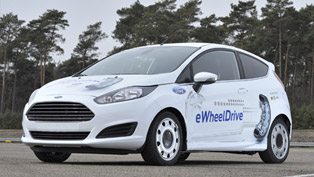 ford fiesta-based ewheeldrive created in collaboration with schaeffler