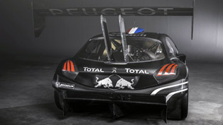 sebastien loeb with peugeot 208 t16 hits pikes peak