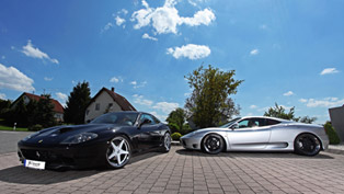 schmidt revolution enhances ferrari f360 and 575m
