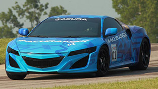 acura nsx prototype at mid-ohio raceway