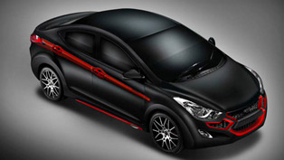 dc design hyundai elantra black & red