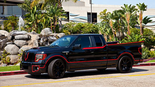 ford f-150 crimefighter bat truck customized by galpin auto sports