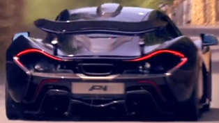 Jenson Button drives McLaren P1 at the 2013 Goodwood Festival of Speed