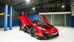 dmc mclaren hs-12 velocita se in emerald red couture