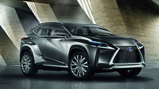 frankfurt motor show: lexus lf-nx crossover concept [video]