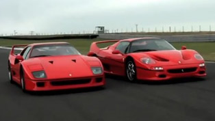 Ferrari F40 vs F50 [video]