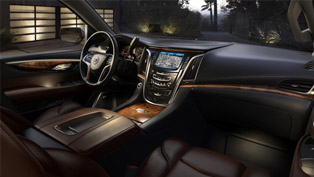 interior of 2015 cadillac escalade teased