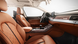audi reveals the interior of 2014 a8 l w12 exclusive concept