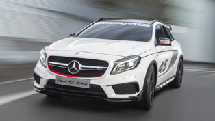 most powerful 4-cylinder engine with mercedes-benz gla 45 amg concept