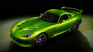 2014 dodge srt viper stryker green debuts at detroit auto show