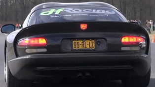 dodge viper gts heffner performance drag racing [video]