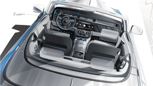 Rolls-Royce Phantom Drophead Coupe Bespoke Waterspeed Collection Sketch
