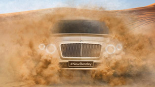 bentley offers first glimpse of new production suv [teaser]
