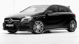 brabus mercedes-benz a45 amg - 400hp and 500nm