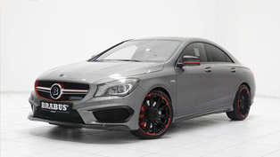 brabus gives more style and power to mercedes-benz cla45 amg