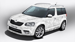 skoda introduces furry yeti ice special edition