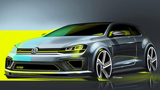 volkswagen golf r 400 concept car [sketch]