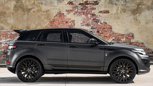 kahn shows volcanic grey range rover evoque rs sport