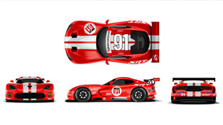 Two Dodge Viper SRT GTS-Rs Get New Livery 